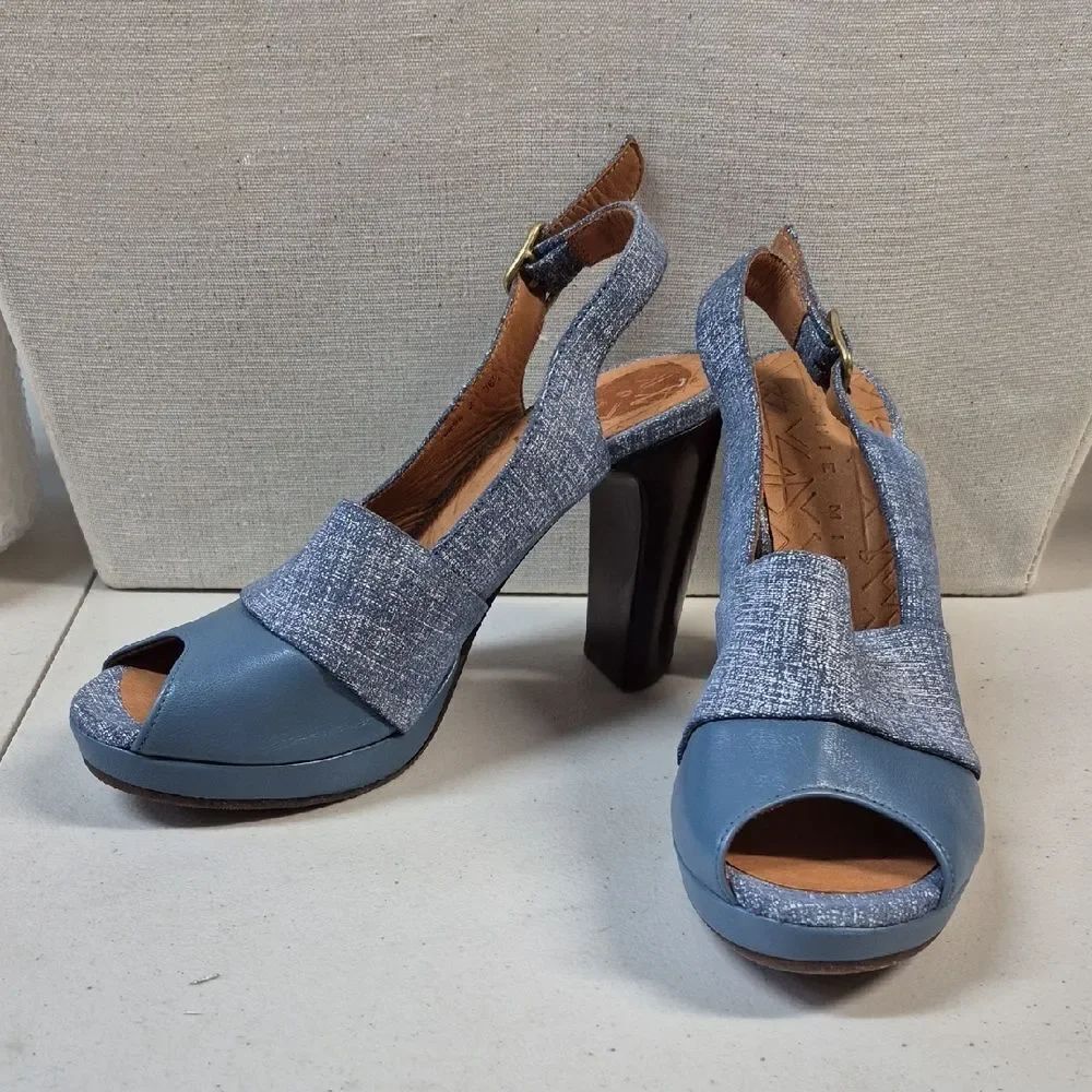 Chie Mihara 36.5 Stylish Blue Women's Heels - NWOT